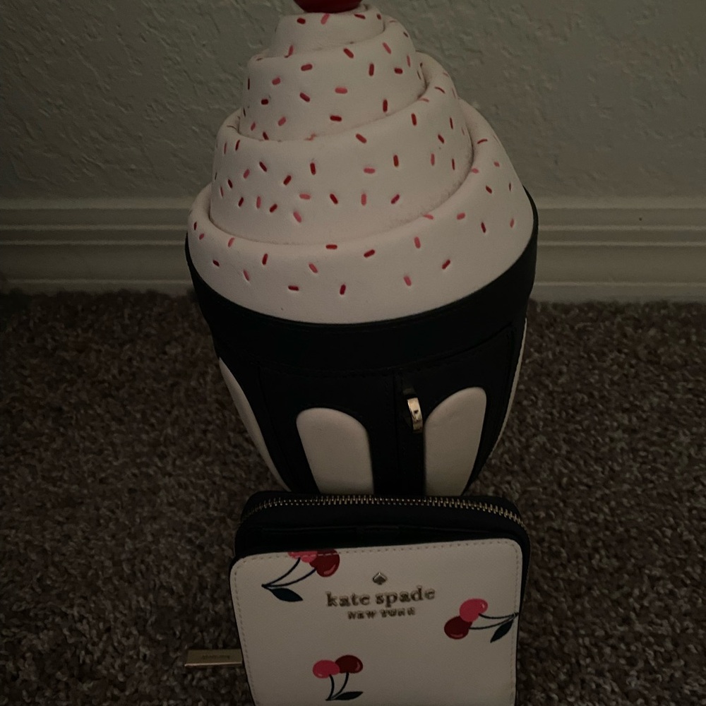 Kate Spade Ice Cream Cone Bag and Wallet Set